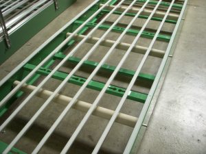OEM installing JPS 36” BF, medium duty, rollers for modular belt return